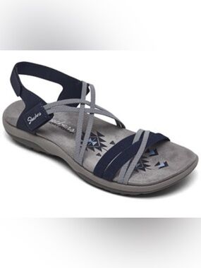 Skechers® Reggae Slim Velcro - It takes two Women's Sandals Size 8